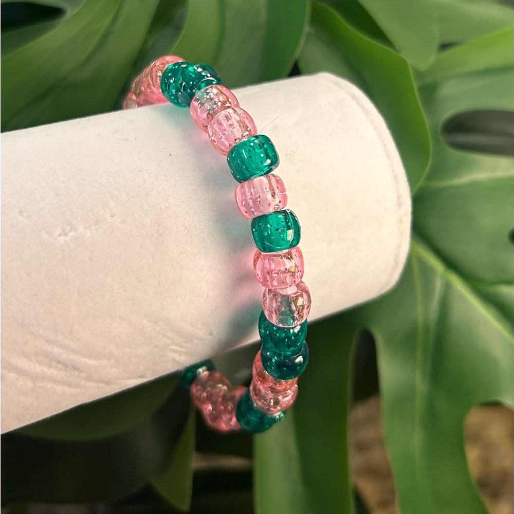Watermel colors handmade bracelet